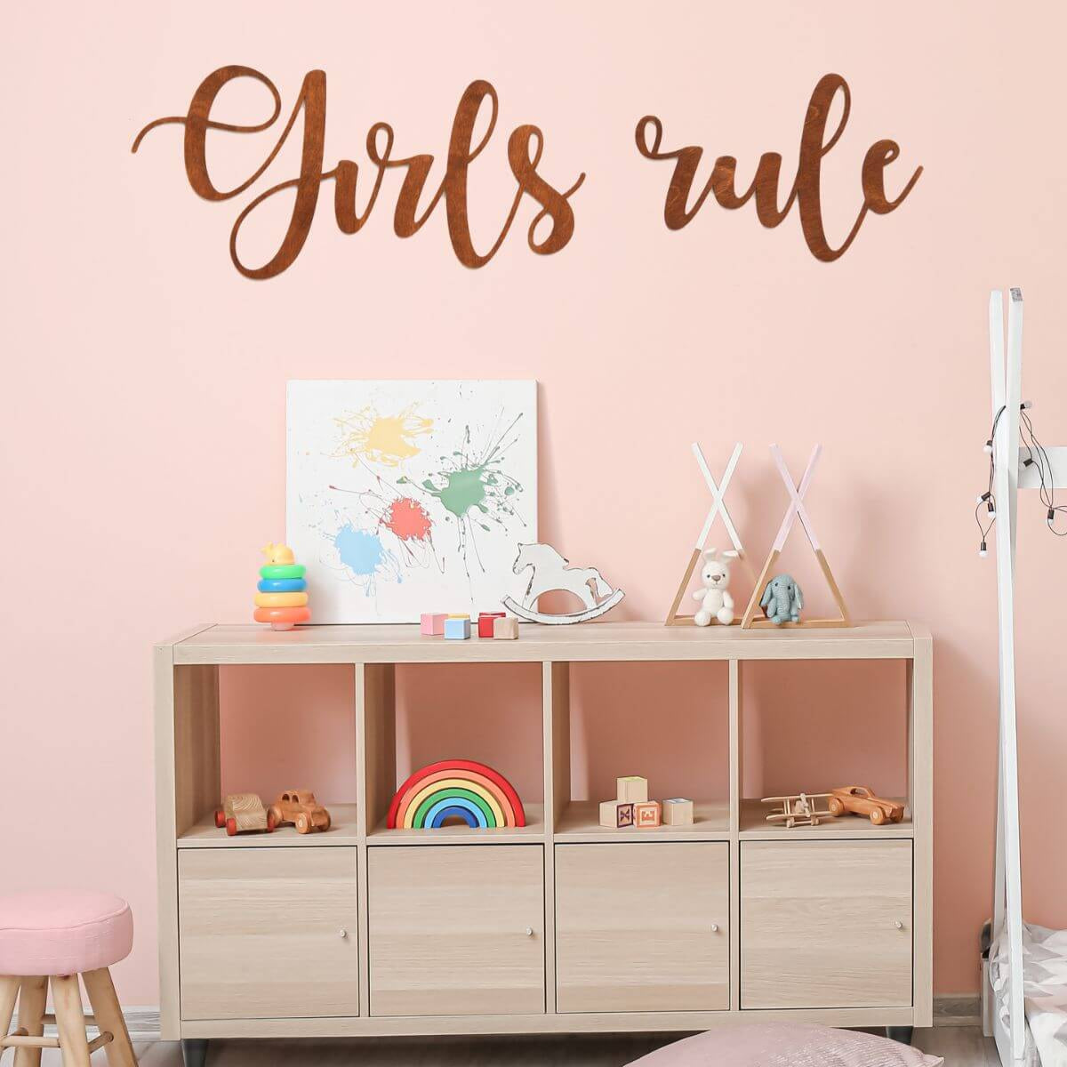 Wooden Baby Nursery Wall Decor Quote Signs for Gender Neutral Rooms
