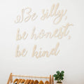 Wooden Baby Nursery Wall Decor Quote Signs for Gender Neutral Rooms