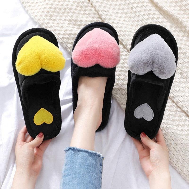 Women’s Warm Fluffy Memory Foam Slippers – Cozy Indoor Slides