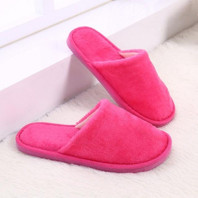 Women’s Warm Fluffy Memory Foam Slippers – Cozy Indoor Slides