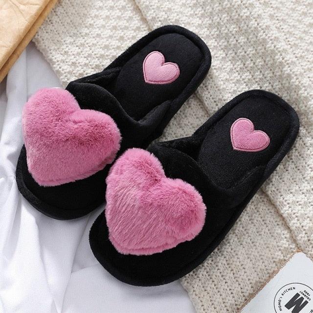 Women’s Warm Fluffy Memory Foam Slippers – Cozy Indoor Slides
