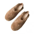 Women's Fuzzy Fur Loafers Memory Foam Indoor Outdoor House Slippers