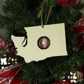 Washington Beer Cap Map Ornaments