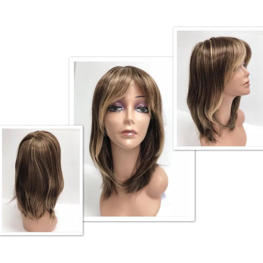 Watch Me Wow Shoulder-Length Women’s Wig with Textured Bangs