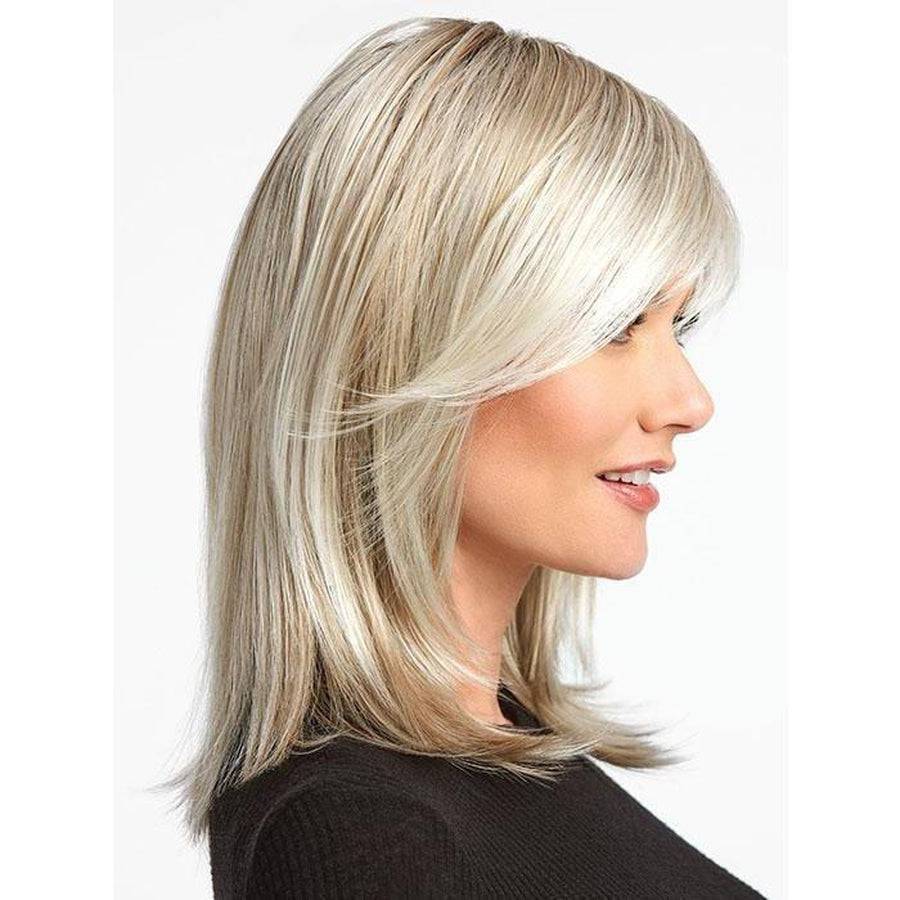 Watch Me Wow Shoulder-Length Women’s Wig with Textured Bangs