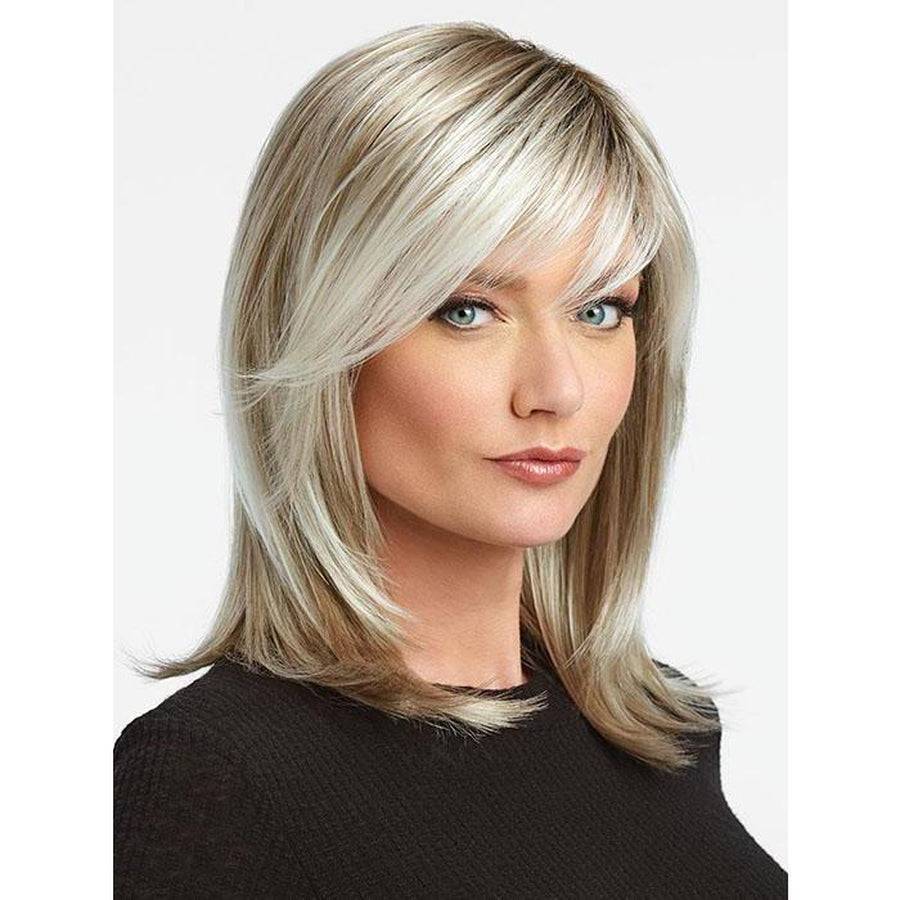 Watch Me Wow Shoulder-Length Women’s Wig with Textured Bangs