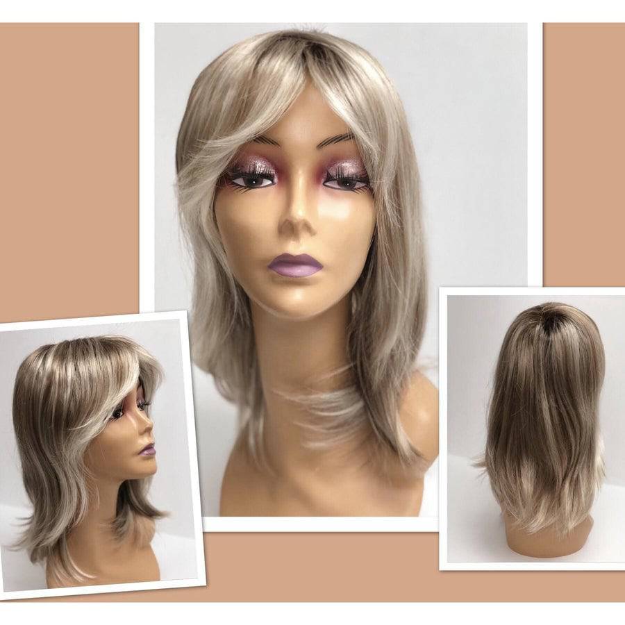 Watch Me Wow Shoulder-Length Women’s Wig with Textured Bangs