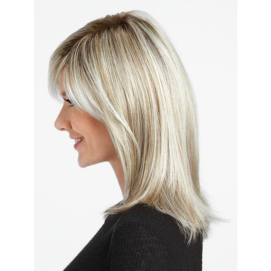 Watch Me Wow Shoulder-Length Women’s Wig with Textured Bangs