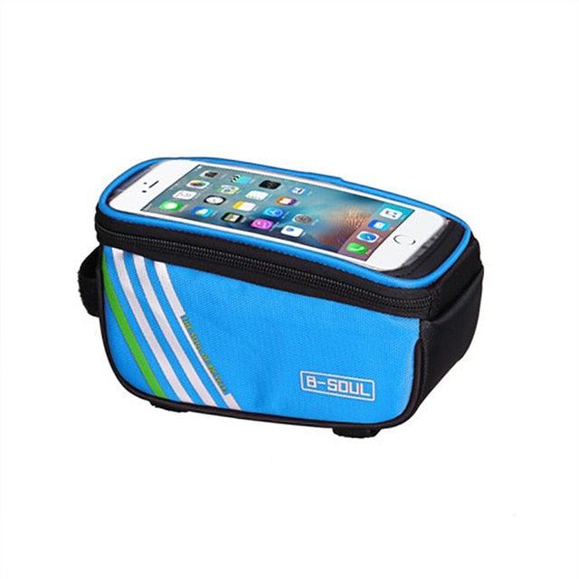 Waterproof Bike Front Frame Bag for Cycling and Phone Storage