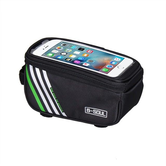 Waterproof Bike Front Frame Bag for Cycling and Phone Storage