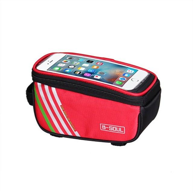 Waterproof Bike Front Frame Bag for Cycling and Phone Storage