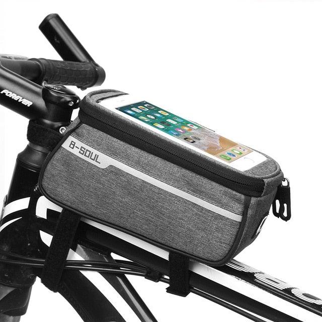 Waterproof Bike Front Frame Bag for Cycling and Phone Storage
