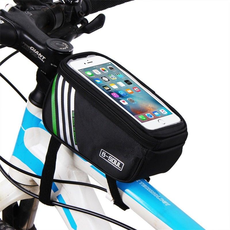 Waterproof Bike Front Frame Bag for Cycling and Phone Storage