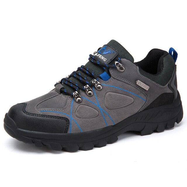 Men's Waterproof Hiking Boots - Durable Non-Slip Climbing Shoes