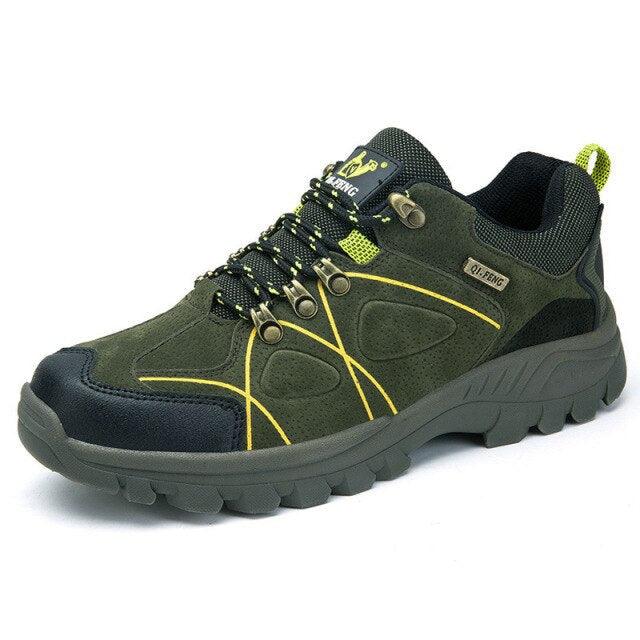 Men's Waterproof Hiking Boots - Durable Non-Slip Climbing Shoes