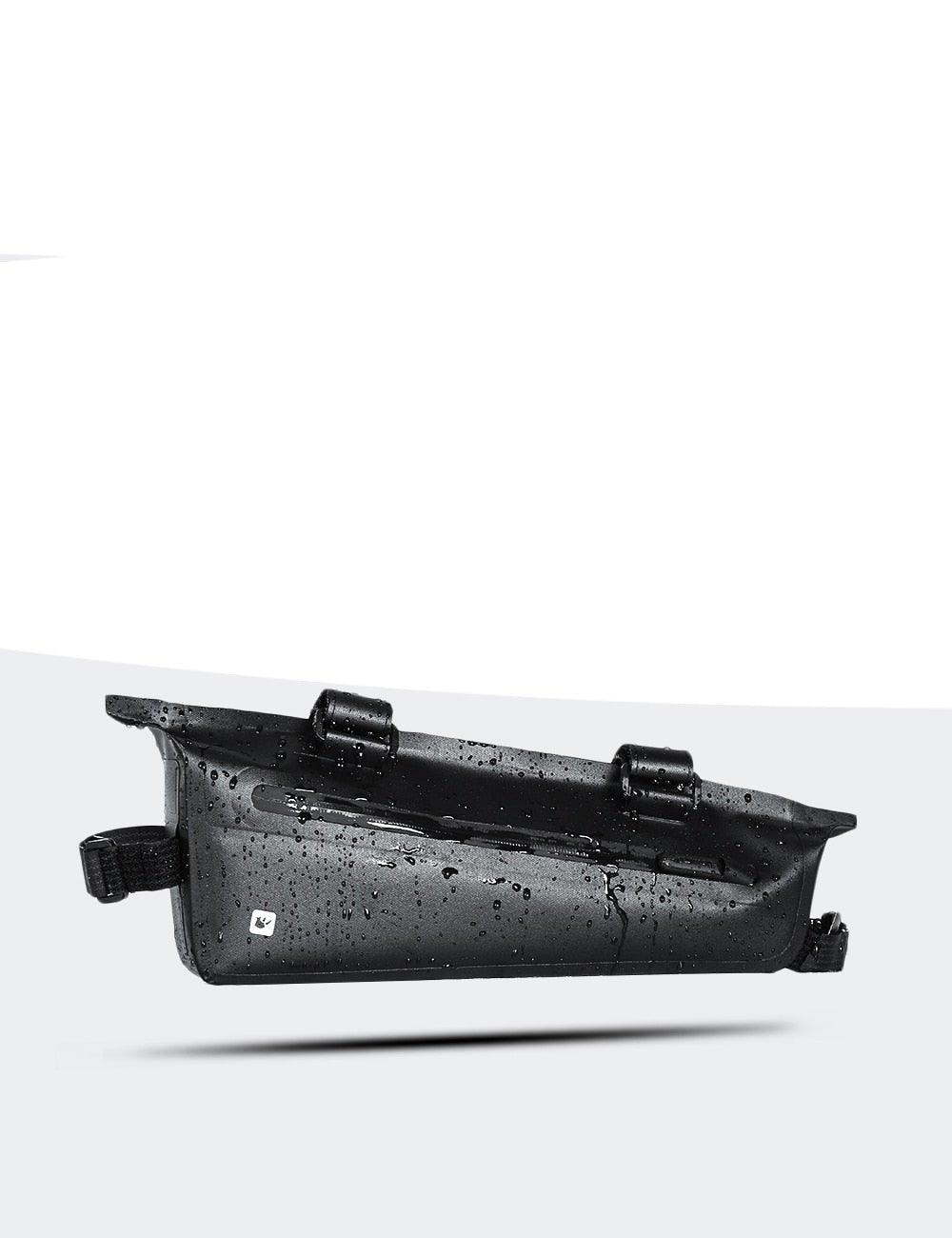 Waterproof Hard Shell Bicycle Top Tube Bag - Stable Cycling Mount