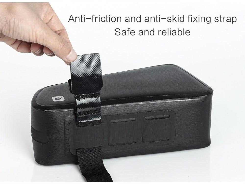 Waterproof Hard Shell Bicycle Top Tube Bag - Stable Cycling Mount