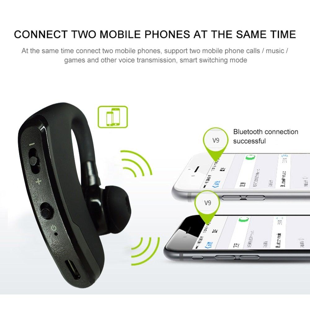 Waterproof Wireless Bluetooth Headset for Business and Sports