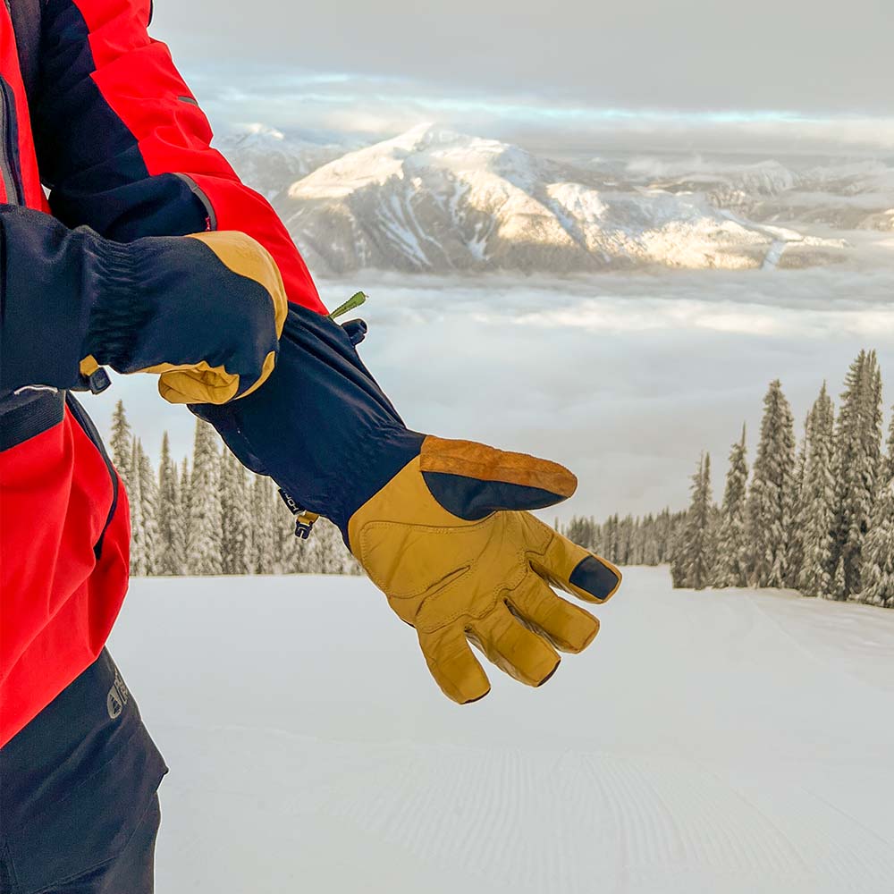 Waterproof WoolTek Ski Gloves with Insulation