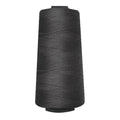 Professional spool of black weaving thread by Eve Collection for industrial fiber arts projects