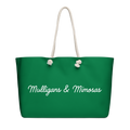 Mulligans & Mimosas Kelly Green Golf Tote Bag