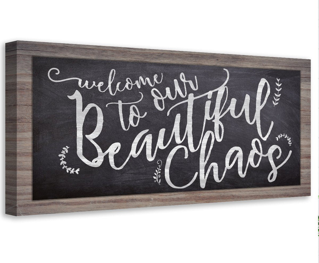 Welcome To Chaos - Canvas