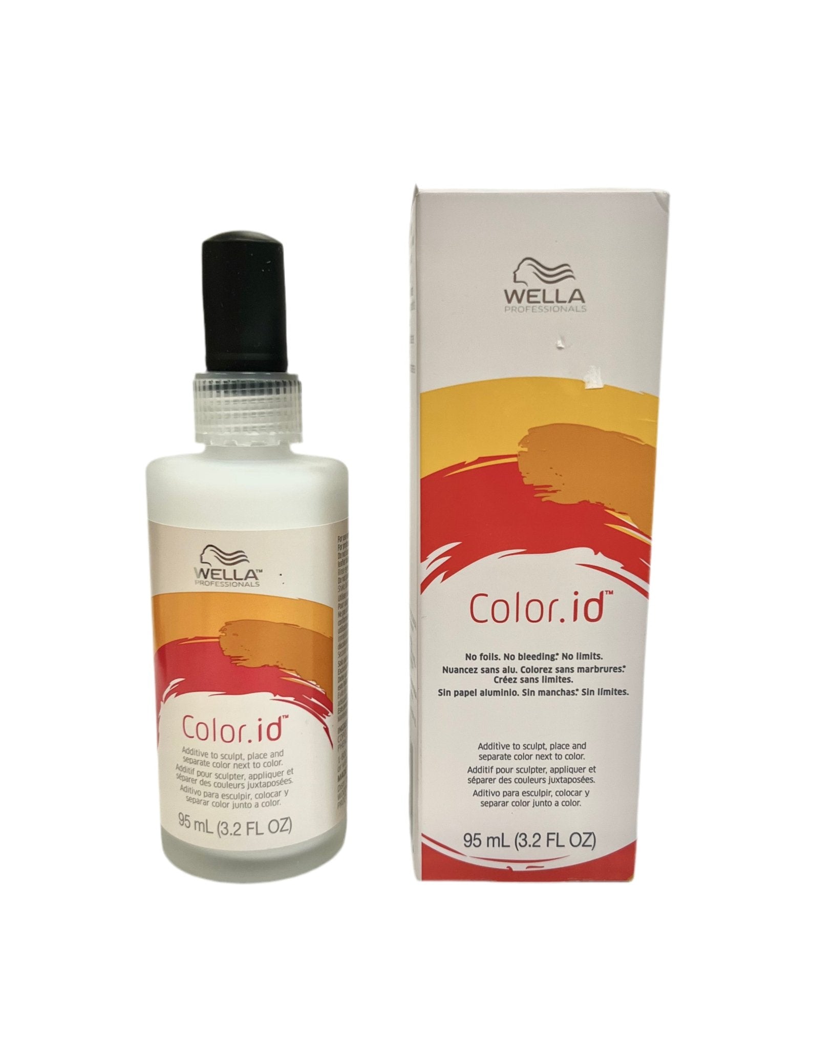 Bottle of Wella Color I.D. hair color additive 3.2 oz for professional use