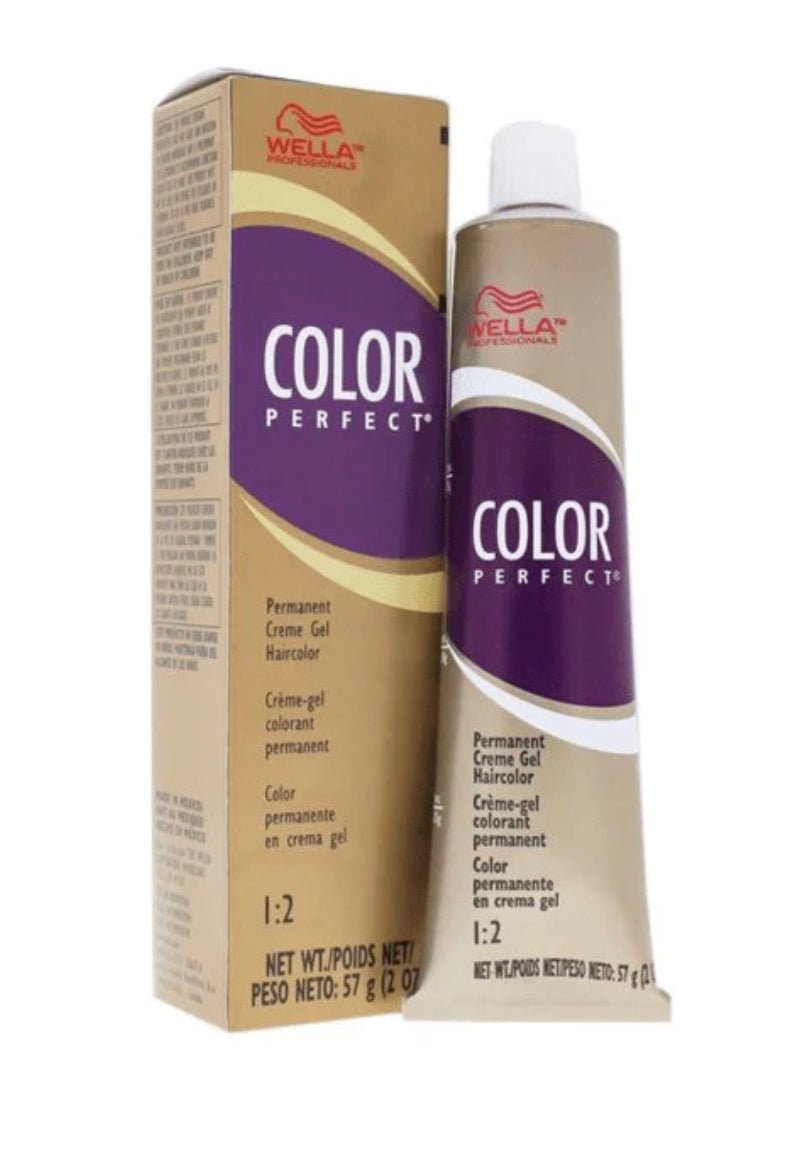 Wella Color Perfect 12G 12/3 golden blonde permanent creme gel hair color