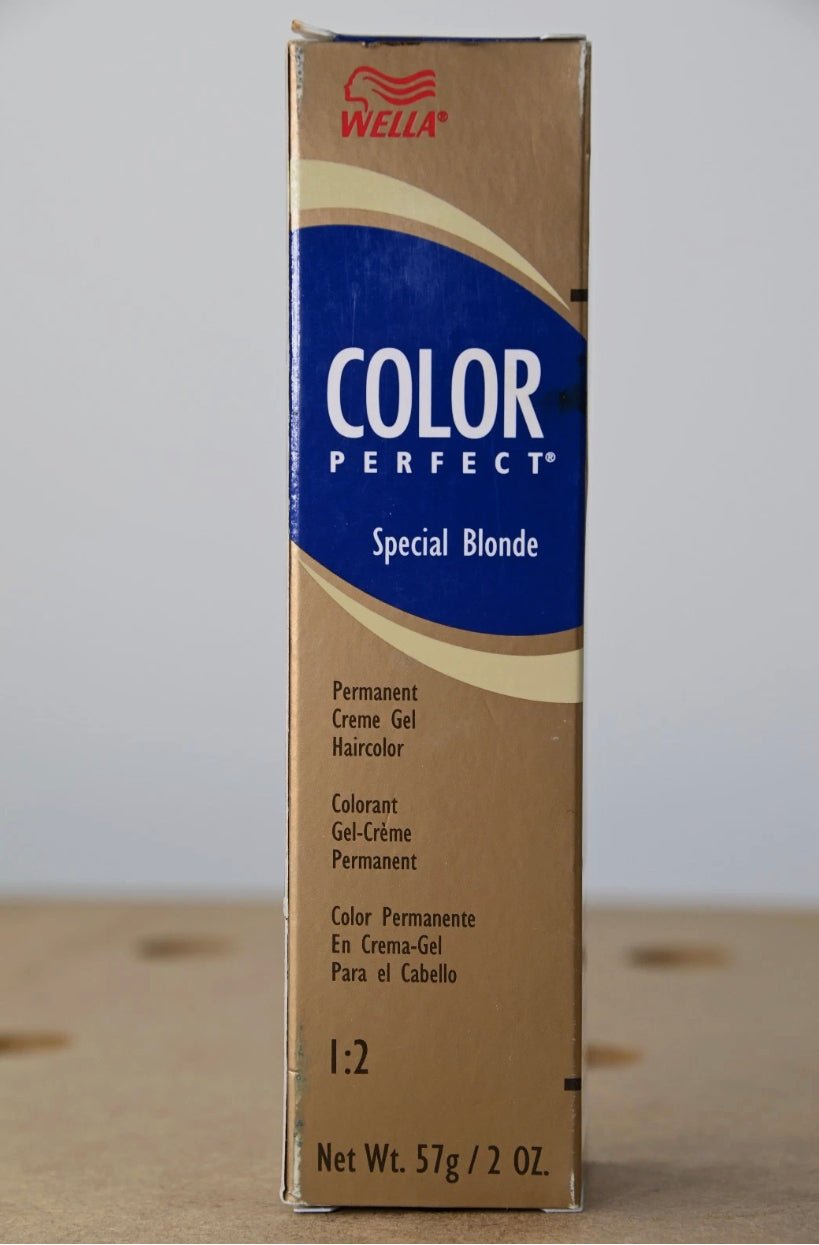 Wella Color Perfect Special Blonde S12/11 permanent creme gel hair color