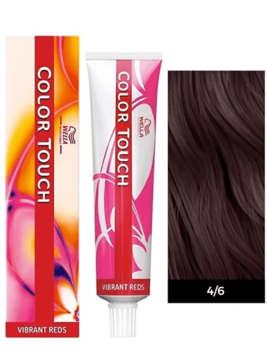 Wella Color Touch 4/6 Medium Brown Violet 2 oz hair color