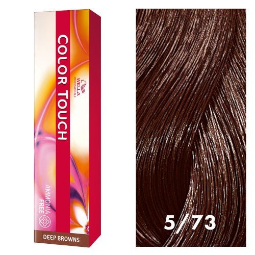 Wella Color Touch 5/73 Light Brown Brown Gold demi-permanent color 2oz