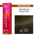 Wella Color Touch 6/71 Dark Blonde Brown Ash 2 oz bottle