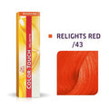 Wella Color Touch Relights /43 Red Gold 2oz hair color bottle