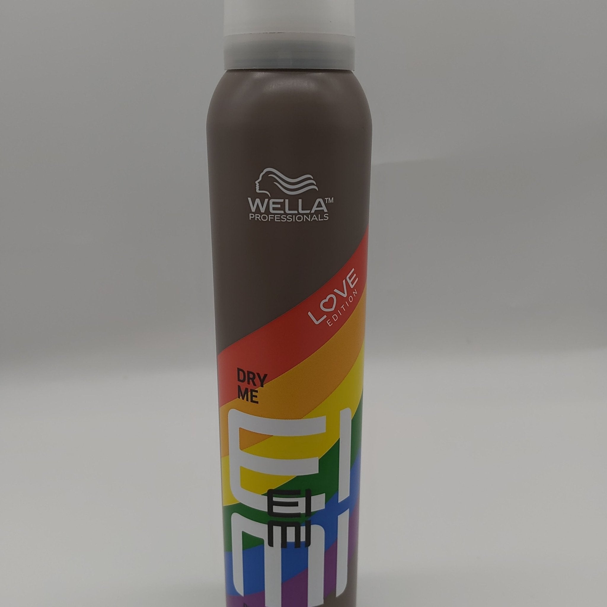 Wella Eimi Dry Me Dry Shampoo Love Edition 4.22 oz spray bottle for volume and oil absorption.