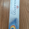 Wella Koleston Perfect Permanent Creme Hair Color tube in 0/11 Intense Ash shade