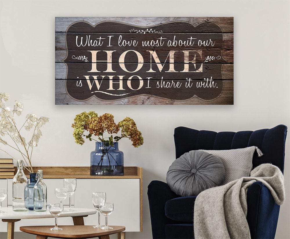 What I Love Most - Canvas
