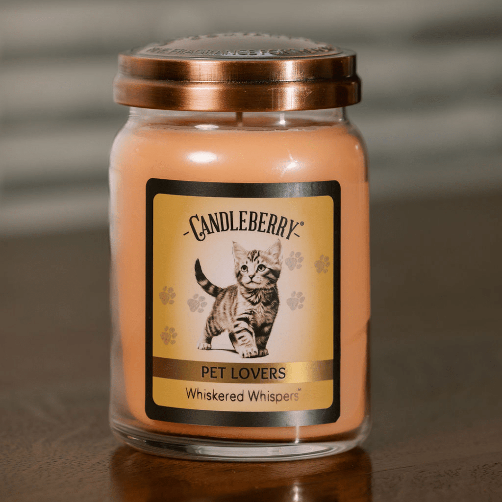 Whiskered Whispers™ Large Jar Candle | Soy Blend, 155hr Burn