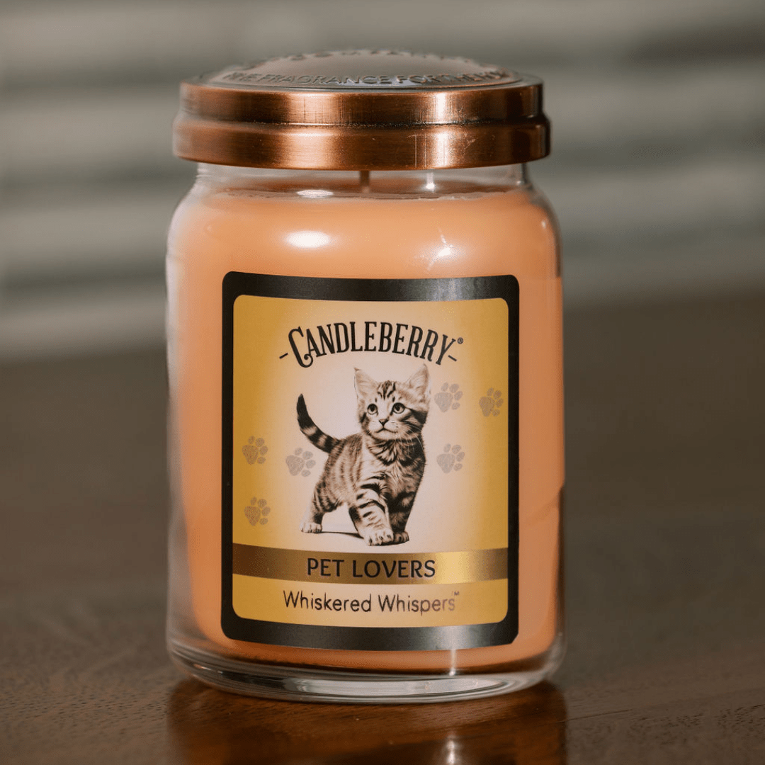 Whiskered Whispers™ Large Jar Candle | Soy Blend, 155hr Burn