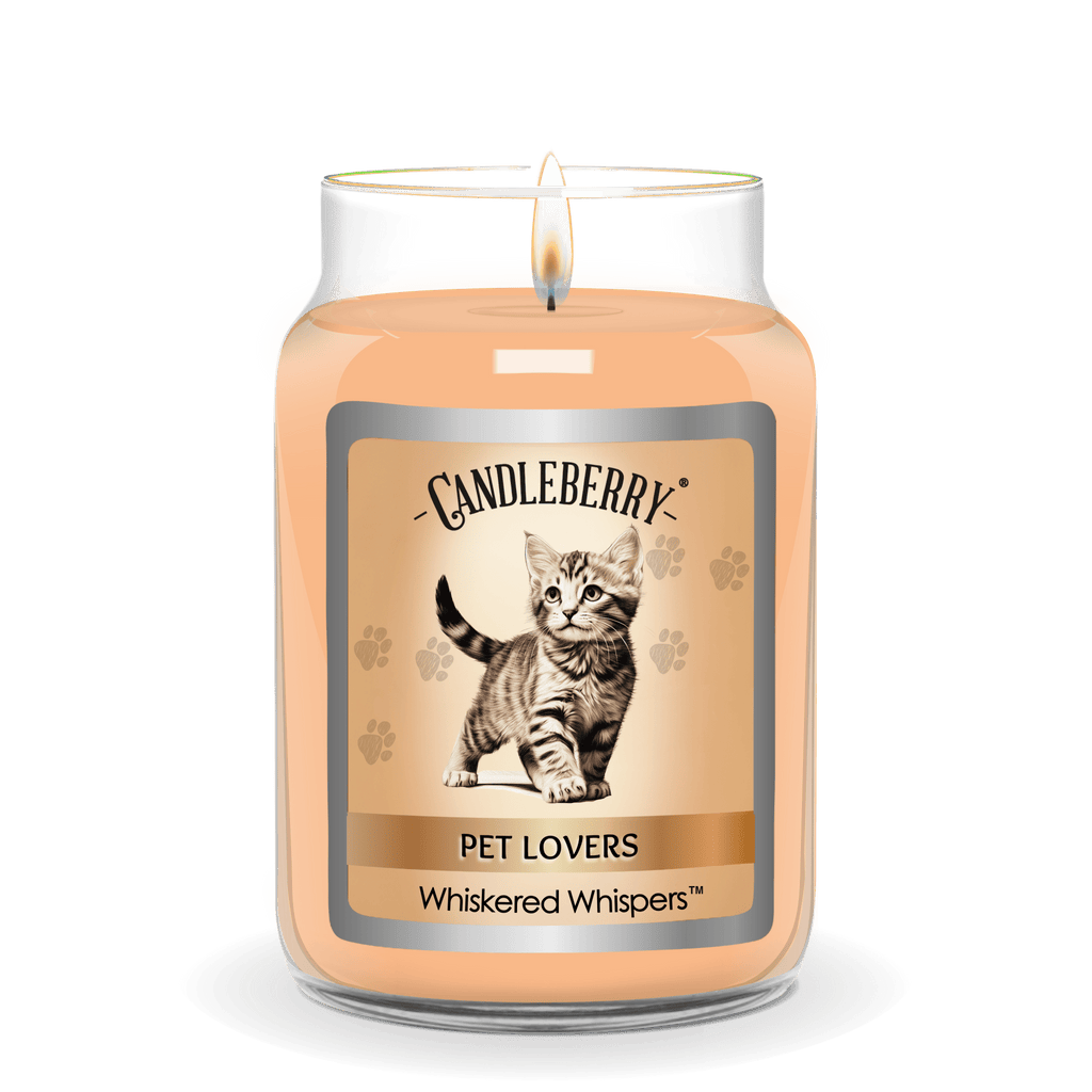 Whiskered Whispers™ Large Jar Candle | Soy Blend, 155hr Burn