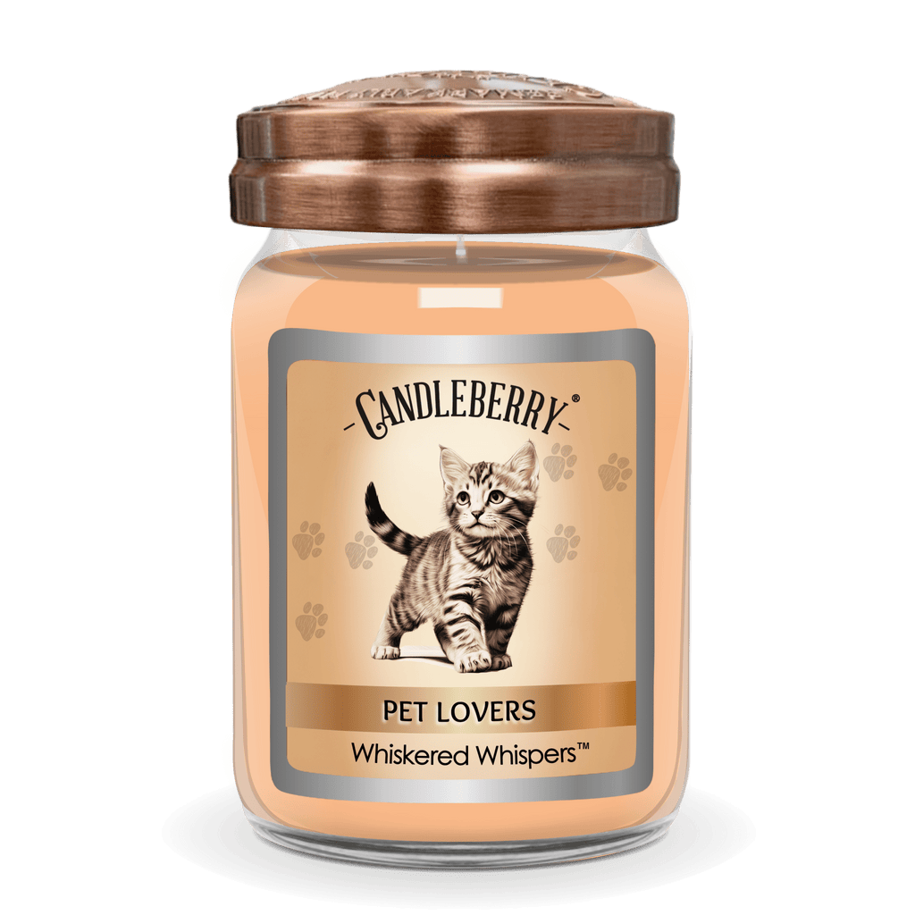 Whiskered Whispers™ Large Jar Candle | Soy Blend, 155hr Burn