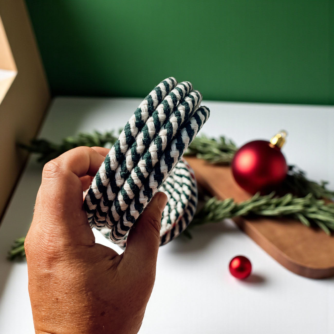 Candy Cane Coaster 4pk