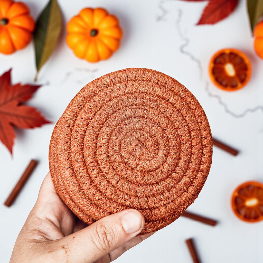 Fall Fabric Coasters