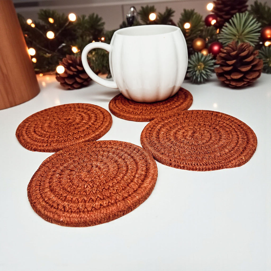 Fall Fabric Coasters