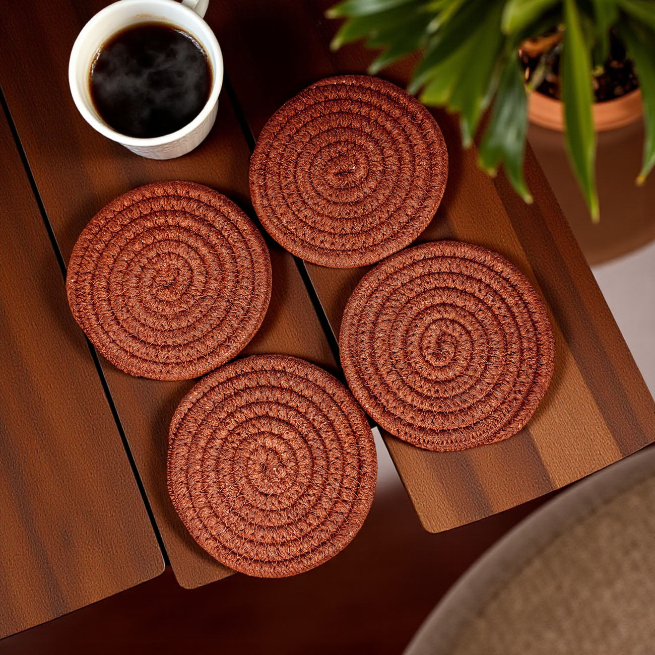 Fall Fabric Coasters