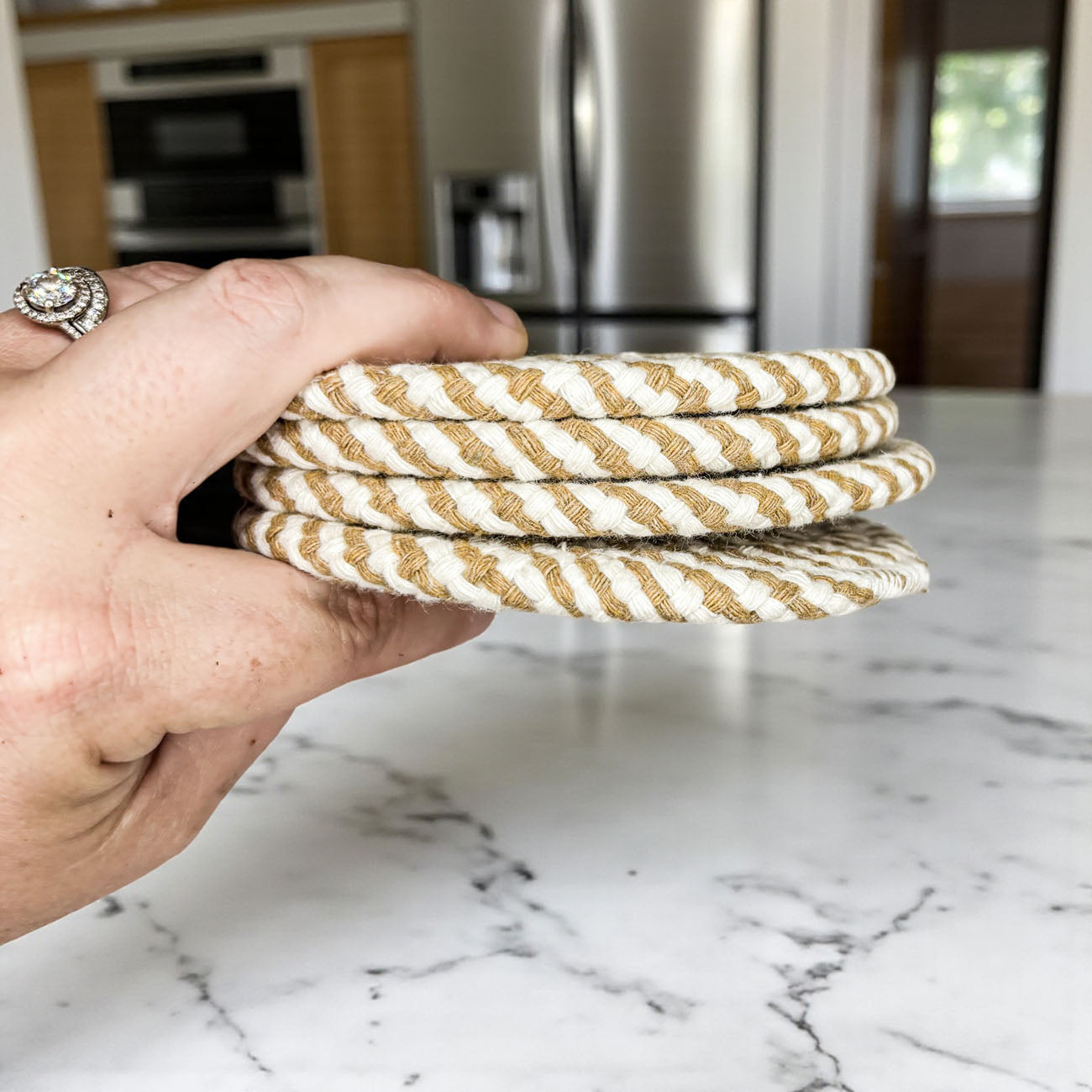 Fall Fabric Coasters