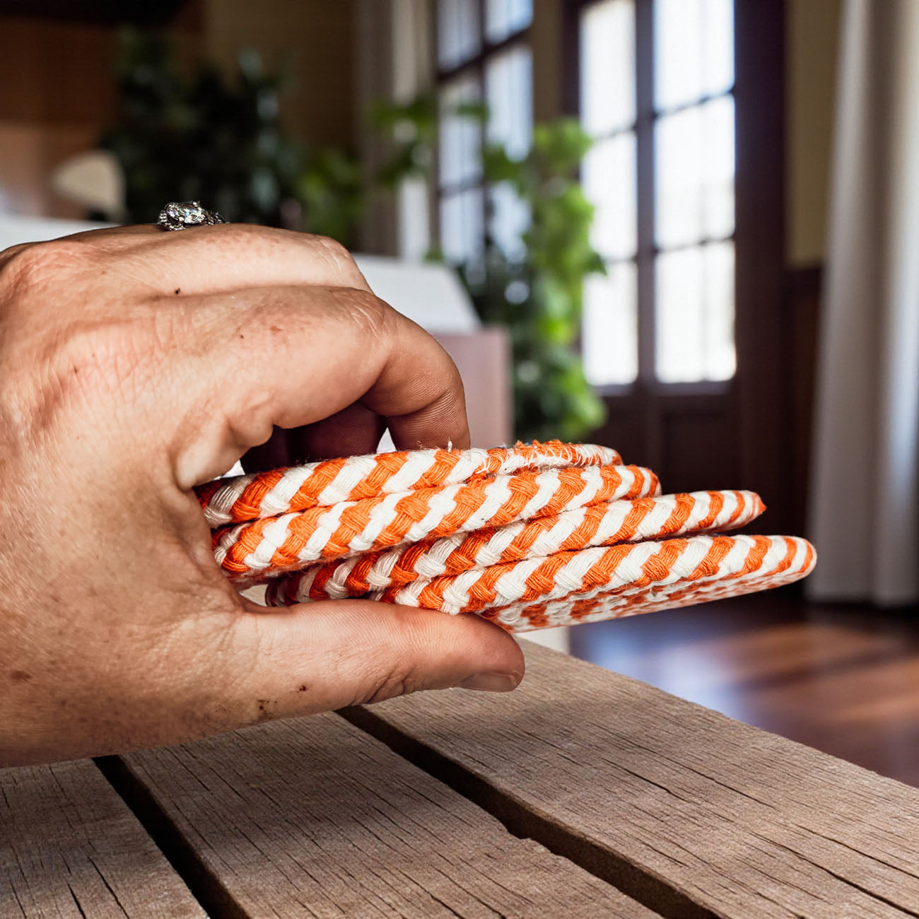 Fall Fabric Coasters