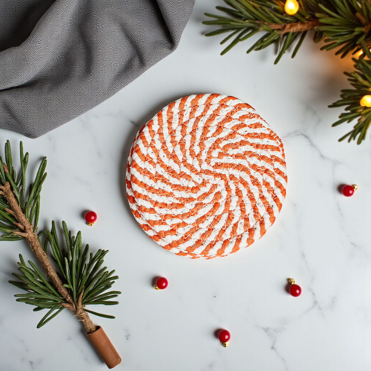 Fall Fabric Coasters