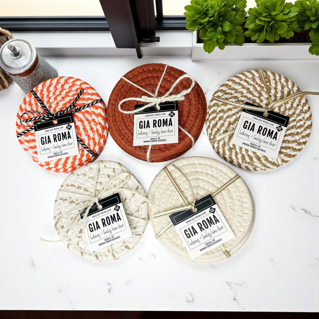 Fall Fabric Coasters