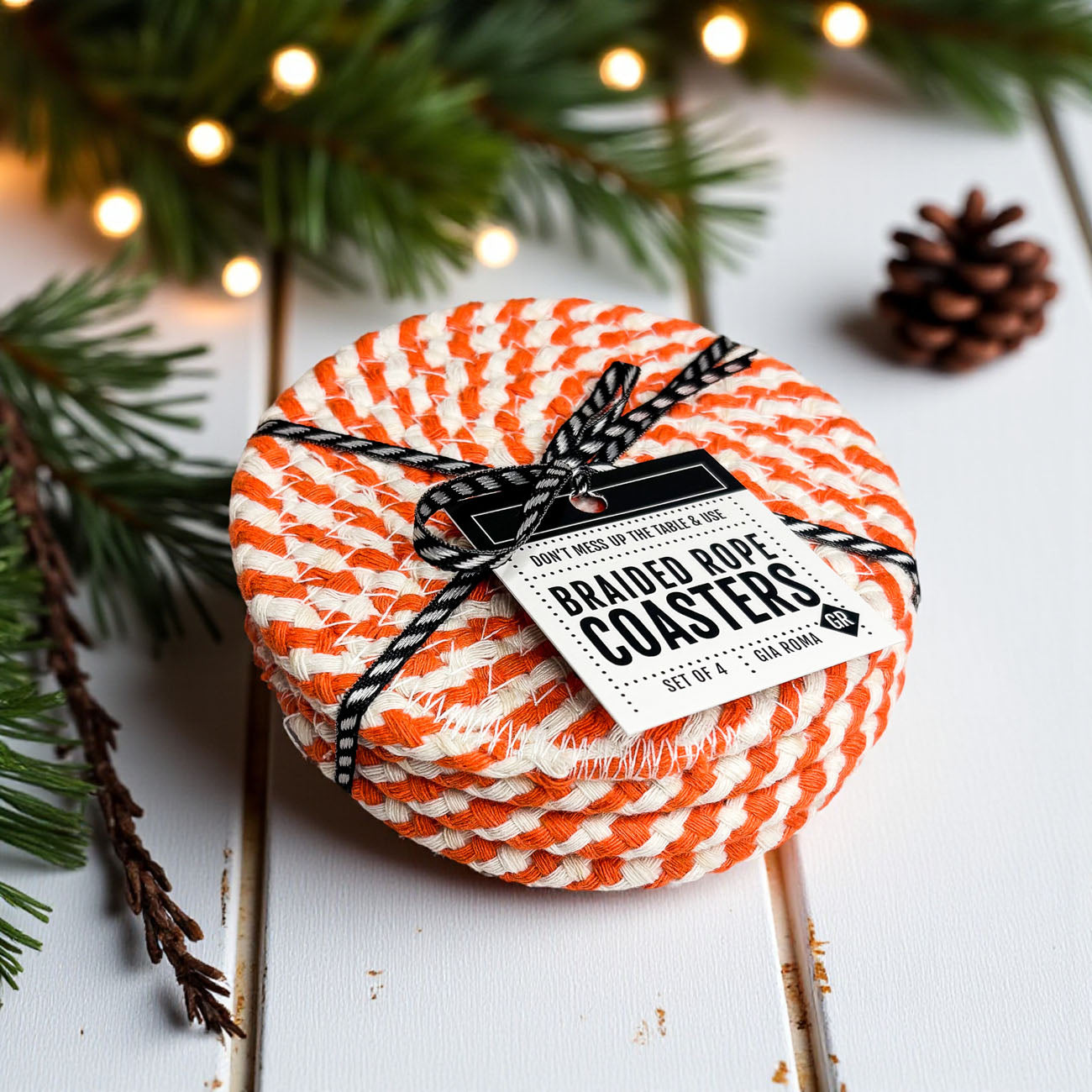 Fall Fabric Coasters