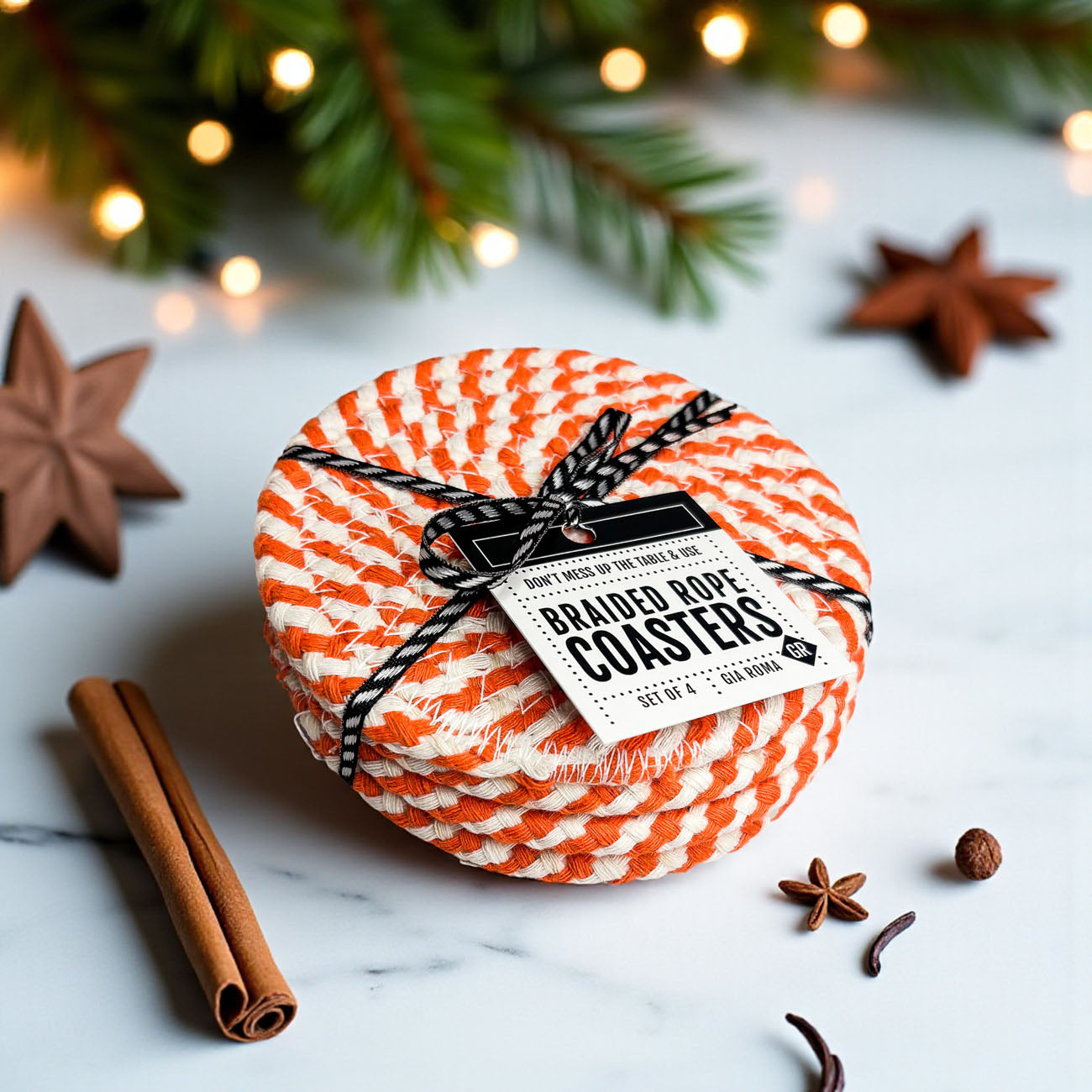 Fall Fabric Coasters